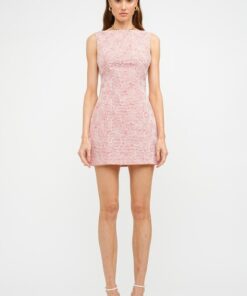 VESTIDO CARMIN BORDADO